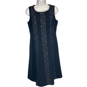 Jones New York sheath dress lace panels women’s size 8 business casual